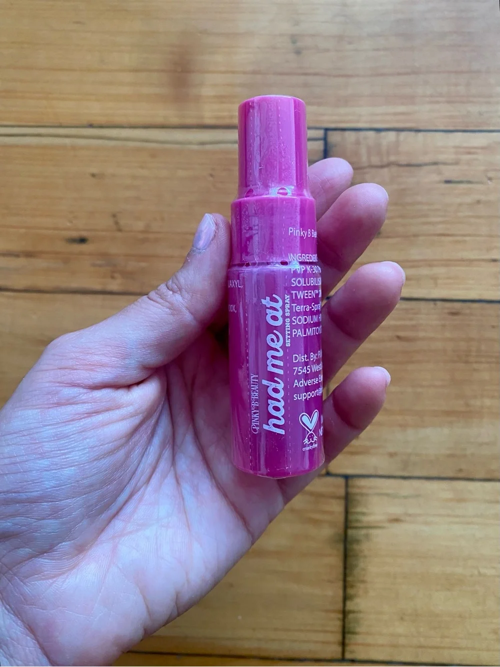 💕 NEW Pinky B Beauty Had Me At Setting Spray Deluxe Mini Sample